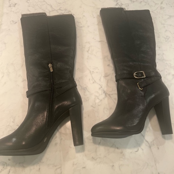 Banana Republic New in Box Shawna Knee Boots 9.5 Riding Boots Heeled Boots - Picture 2 of 7